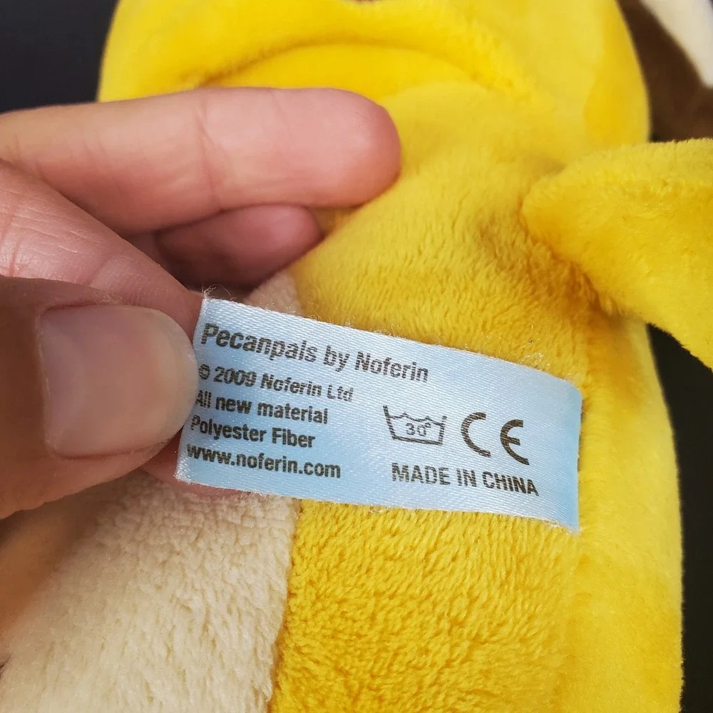 PecanPals Pecan Pals Plush Milo Yellow Stuffed Dog Monster 13